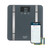 Graphite smart bathroom scale with Bluetooth, digital display, phone app, and alkaline batteries