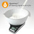 Salter Electronic Jug Kitchen Scale, 5kg Capacity, 1.25L Easy Pour Jug Included  1089 BKWHDR 5054061480474 