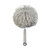 Grey round microfibre duster with ergonomic handle