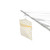 White and yellow patterned peg bag with zip, hanging on outdoor washing line