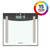 Salter Glass Analyser Bathroom Scale - Silver