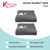 Twin pack of grey heated blankets with detachable controllers, soft fleece, 9 heat settings.