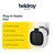 Beldray plug-in heater duo with LED display, compact design, adjustable thermostat.