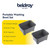 Grey portable washing bowl set, two bowls with built-in plug, 8L capacity, dual function.
