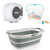 Beldray Laundry Set With Collapsible Basket, Dual 26 M Washing Line, 48 Clothes Pegs  COMBO-8894 5054061541908 