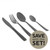 Salter Regal 32 Piece Cutlery Set, Black  COMBO-4115 5054061274479 