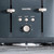 Salter toaster front view showing controls and levers in matte dark finish