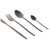 Salter Noir 64 Piece Cutlery Set - Stainless Steel, Service for 16, Black  COMBO-8812 5054061541168 