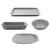 Salter 4 Piece Baking And Roasting Pan Set, Marblestone Collection, Grey  COMBO-4723 5054061281187 