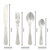 Russell Hobbs Verona 96-Piece Cutlery Set –  18/10 Stainless Steel, Service for 24  COMBO-8815 5054061541199 