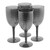 Cambridge Party Serving Set With Jug, Tumblers, Wine Glasses, and Bowl, Grey  COMBO-8597 5054061538984 