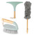 Beldray Cleaning Set –  Scrubbing Brush,  Squeegee and Duster, Eco Range, Green  COMBO-8627A 5054061539165 