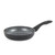 Grey non-stick frying pan with speckled interior, shown at angle with black handle