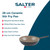 28 cm ceramic stir fry pan in brown with black handle, shown with features list