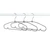 Beldray Black Metal Clothes Hangers – Pack of 8  LA063595BLKN 5053191063595 
