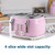 Pink 4-slice wide-slot toaster