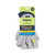 Pair of grey microfibre dusting gloves in retail packaging, Beldray brand.