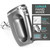 Gunmetal hand mixer with 2 beaters, 2 dough hooks, 5 speeds, turbo function, 300W power