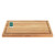 Rectangular wooden chopping board with juice groove, FSC certified