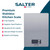 Stainless steel kitchen scale with backlit LCD, 5kg capacity, liquid and add-weigh functions.