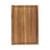 Rectangular wooden chopping board with groove edge, shown from above.