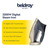 Beldray 3200W digital steam iron with ceramic soleplate, LED touchscreen, and 3m cord.