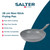Grey 28 cm non-stick frying pan with stay-cool handle, shown for Salter cookware promotion.
