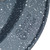 Russell Hobbs logo embossed on dark grey speckled cookware surface