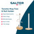 Salter Toronto mug tree and roll holder with acacia wood accents, minimalist white 3-tier design.