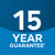 15 year guarantee badge