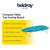 Teal compact table top ironing board with foldable legs, lightweight design and cotton cover.