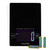 Black digital kitchen scale with LCD display, showing Salter branding, and 3 AAA batteries included