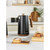 Salter Toronto Kettle, 4-Slice Toaster & Canister Set - Black