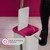 Grey flat mop with microfibre pad in rectangular bucket, showing built-in wringing function
