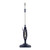 Upright blue and silver steam mop, shown facing forward on white background