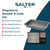 Product banner for Salter Megastone roaster and dual platform kitchen scale set.