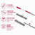 Extendable window cleaning kit with squeegee and 2 washable microfibre pads