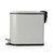 Grey pedal bin with black rim, shown side view
