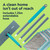 Extendable hose cleaning kit with three grey poles, blue handle, mop head, and grey cloths.