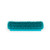 Turquoise silicone cleaning brush with flexible bristles, rectangular shape.