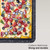 Rectangular carbon steel baking tray with fruit tart, showing its strong, durable body.