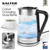 Salter Colour Changing 1.7L Glass Kettle
