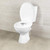 White family toilet seat with anti-bac finish and quick-release button, boxed.