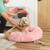 Grey chenille microfibre pet drying mitt in packaging, labelled anti-bac and double sided