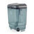 Replacement grey water tank for coffee machine, transparent plastic with lid.