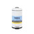 White 5 litre D-shaped pedal bin with soft-close lid, suitable for bathrooms and bedrooms