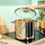Stainless steel 26cm stockpot with lid, packaged, Russell Hobbs classic collection.