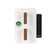 White double air fryer with wood-effect handles, PFAS free, Salter branding visible