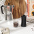 Boxed Salter manual coffee grinder, black, adjustable grind, 25g capacity