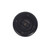 Black adjustable grinder base shown from bottom to display grind settings dial